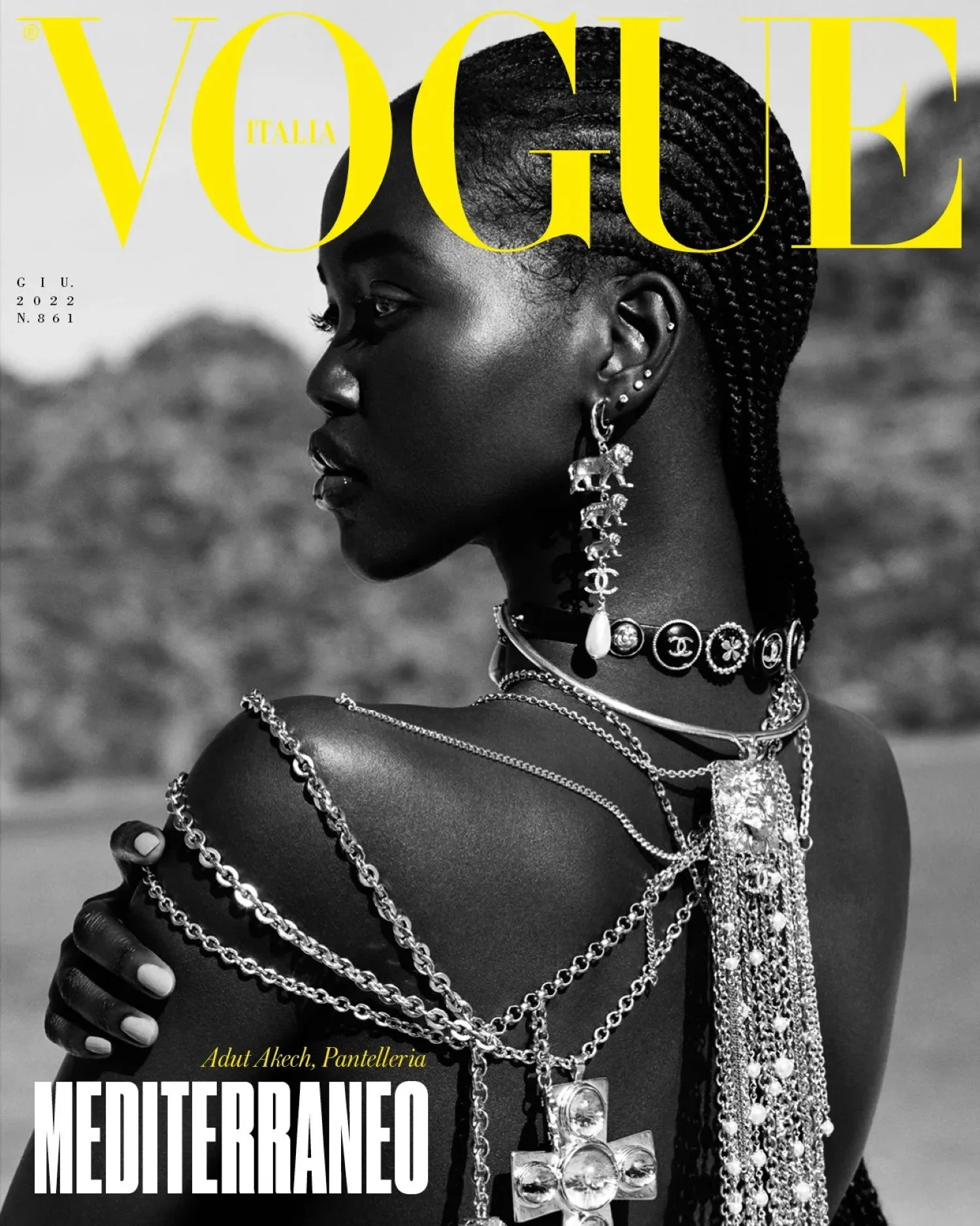Adut Akech Covers Vogue Italia June 2022 'Mediterraneo' Focus Adut Akech Covers Vogue Italia June 2022 'Mediterraneo' Focus